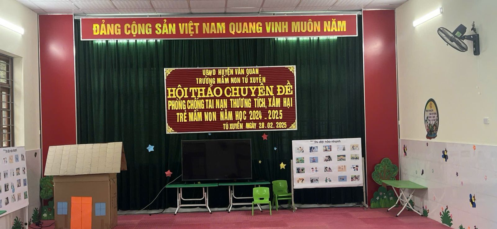 HỘI THẢO CHUYÊN ĐỀ THÁNG 2 MN TÚ XUYÊN: "Phòng chống tai nạn thương tích, xâm hại trẻ mầm non năm học 2024-2025"