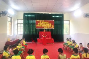HỘI THẢO CHUYÊN ĐỀ " XÂY DỰNG TRƯỜNG MẦM NON HẠNH PHÚC,LẤY TRẺ LÀM TRUNG TÂM" NĂM HỌC 2023-2024