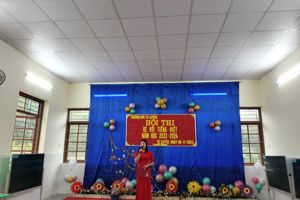 HỘI THI " BÉ VỚI TIẾNG VIỆT" VÀ HỘI THI " ĐỒ DÙNG ĐỒ CHƠI " TRƯỜNG MẦM NON TÚ XUYÊN