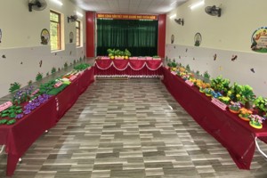 TRƯỜNG MẦM NON TÚ XUYÊN VỚI HỘI THI LÀM ĐỒ DÙNG ĐỒ CHƠI