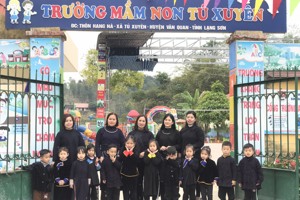 Trường Mầm non Tú Xuyên với hoạt động hưởng ứng tuần lễ trang phục dân tộc huyện Văn Quan năm 2024.
